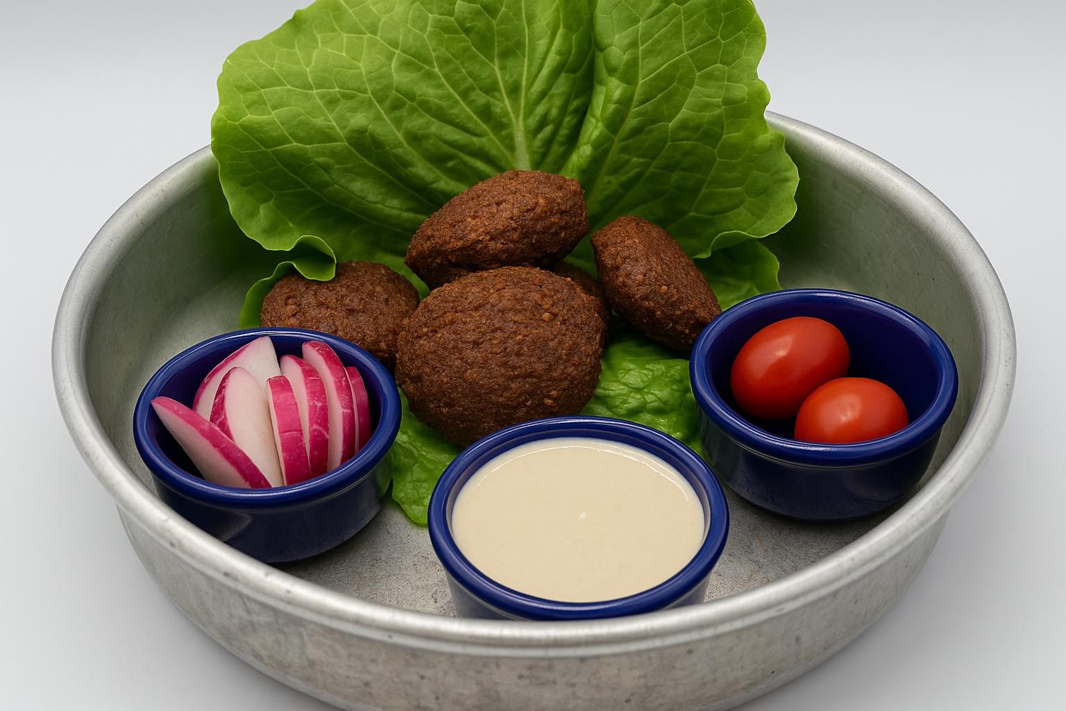 Stuffed falafel with cheese